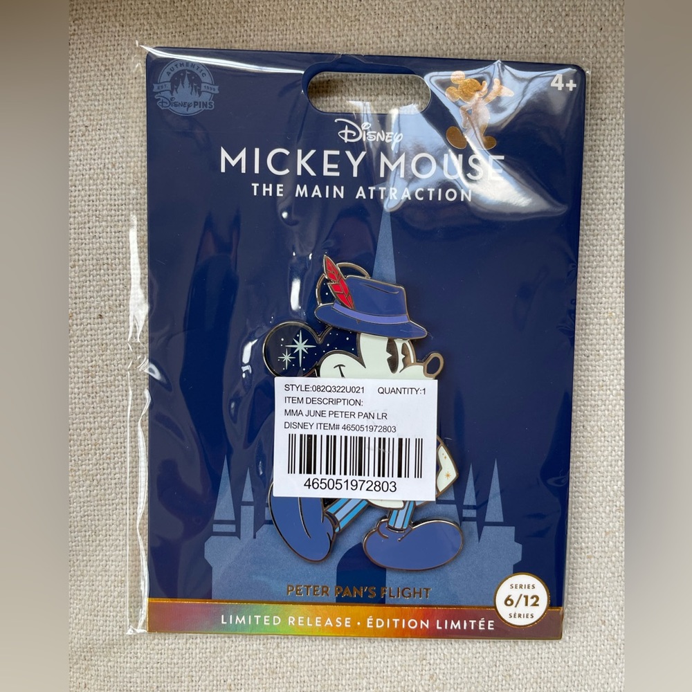Disney limited edition pin main attraction series #6 of 12